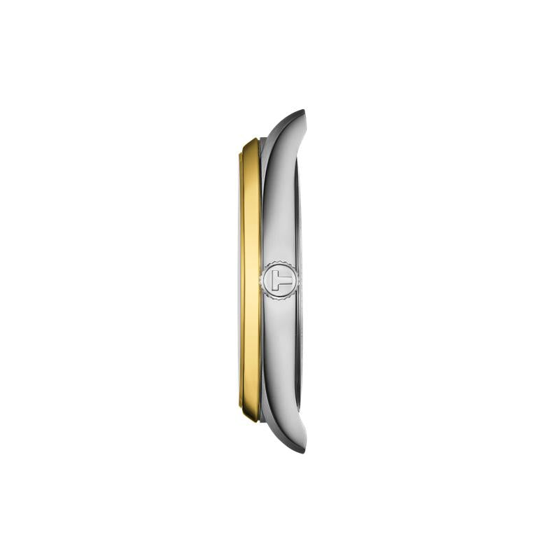 Tissot PR 100 Quartz Steel Gold PVD Watch T150.410.22.011.00