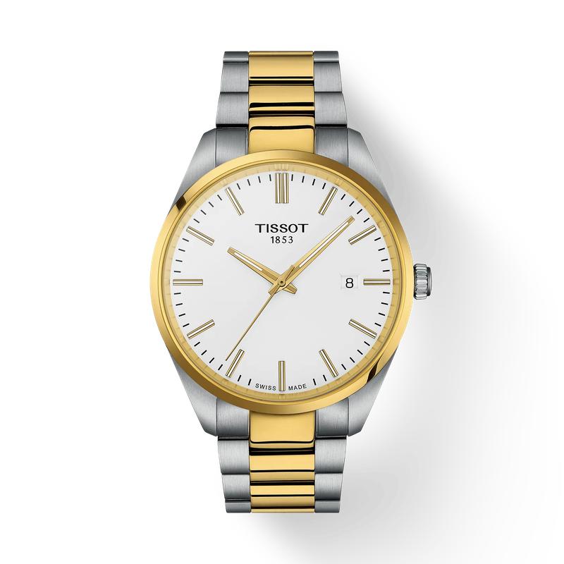 Tissot PR 100 Quartz Steel Gold PVD Watch T150.410.22.011.00