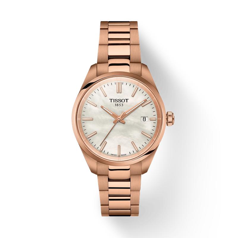 Tissot PR 100 Swiss Quartz Rose Gold PVD Watch T150.210.33.111.00