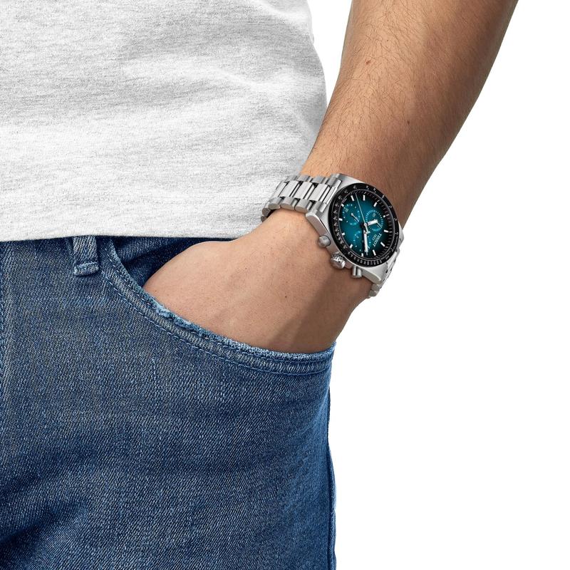 Tissot PR516 Quartz Chronograph 40mm Stainless Steel Watch – Swiss