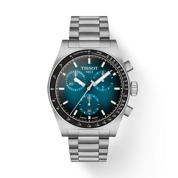 Tissot PR516 Quartz Chronograph 40mm Stainless Steel Watch – Swiss