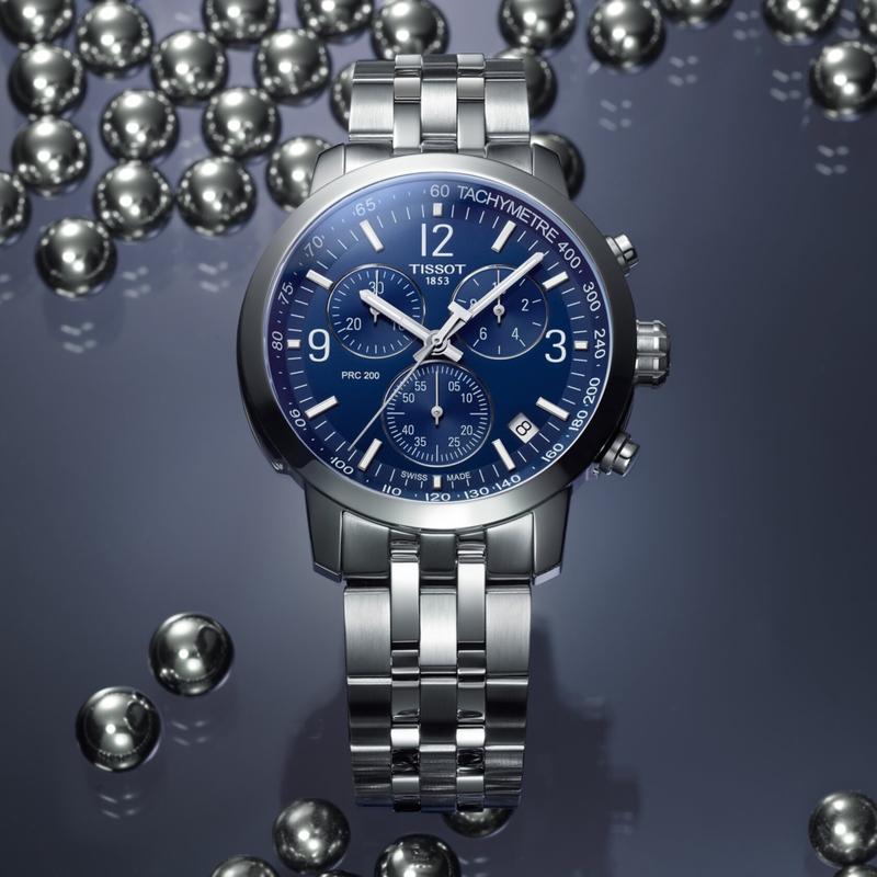 Tissot PRC 200 Chronograph Watch T114.417.11.047.00
