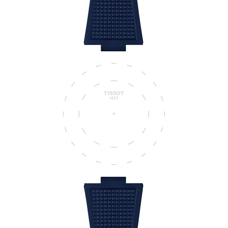 Tissot PRX 40mm Blue Rubber Watch Strap