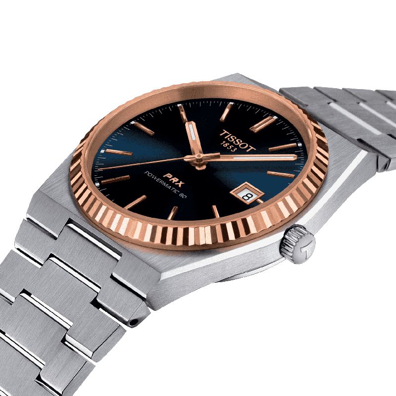 Tissot PRX Powermatic 80 Steel & 18K Gold Bezel Watch T931.407.41.041.00