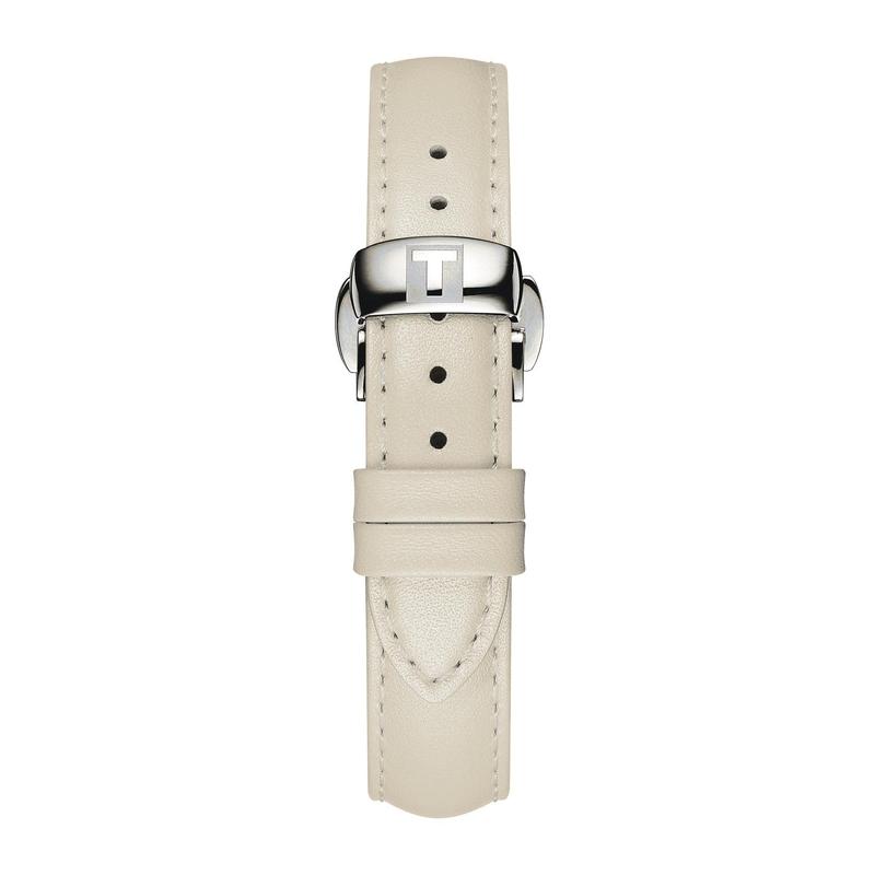 Tissot ladies watch hot sale white leather strap