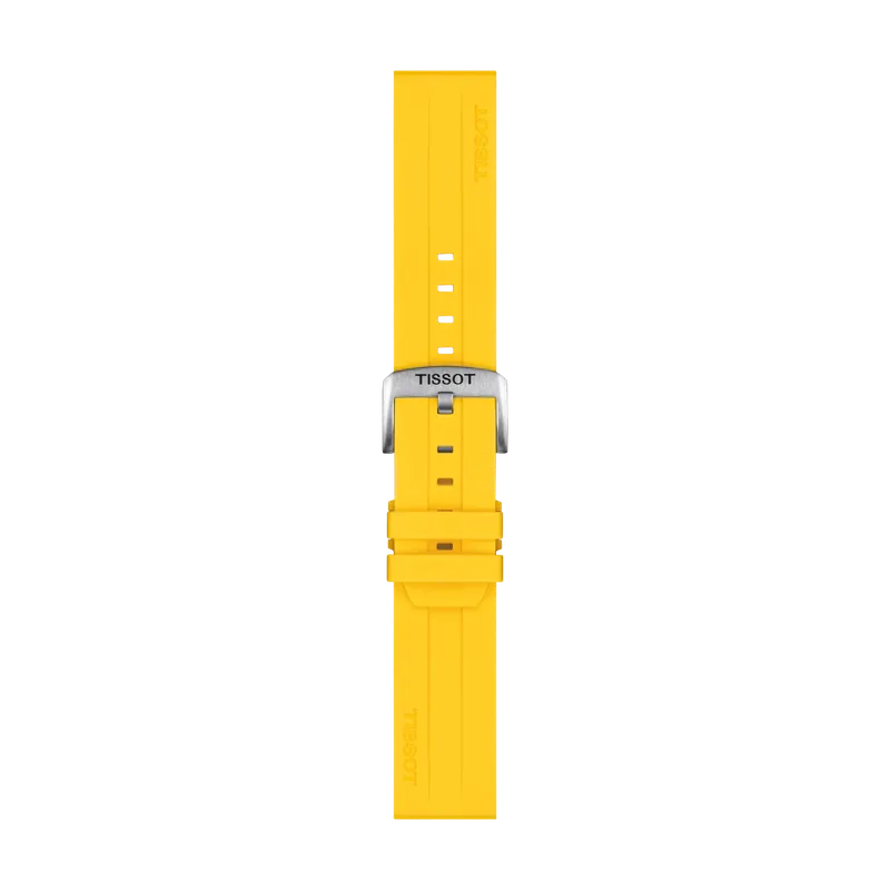 Tissot Yellow Silicone Watch Strap 22mm