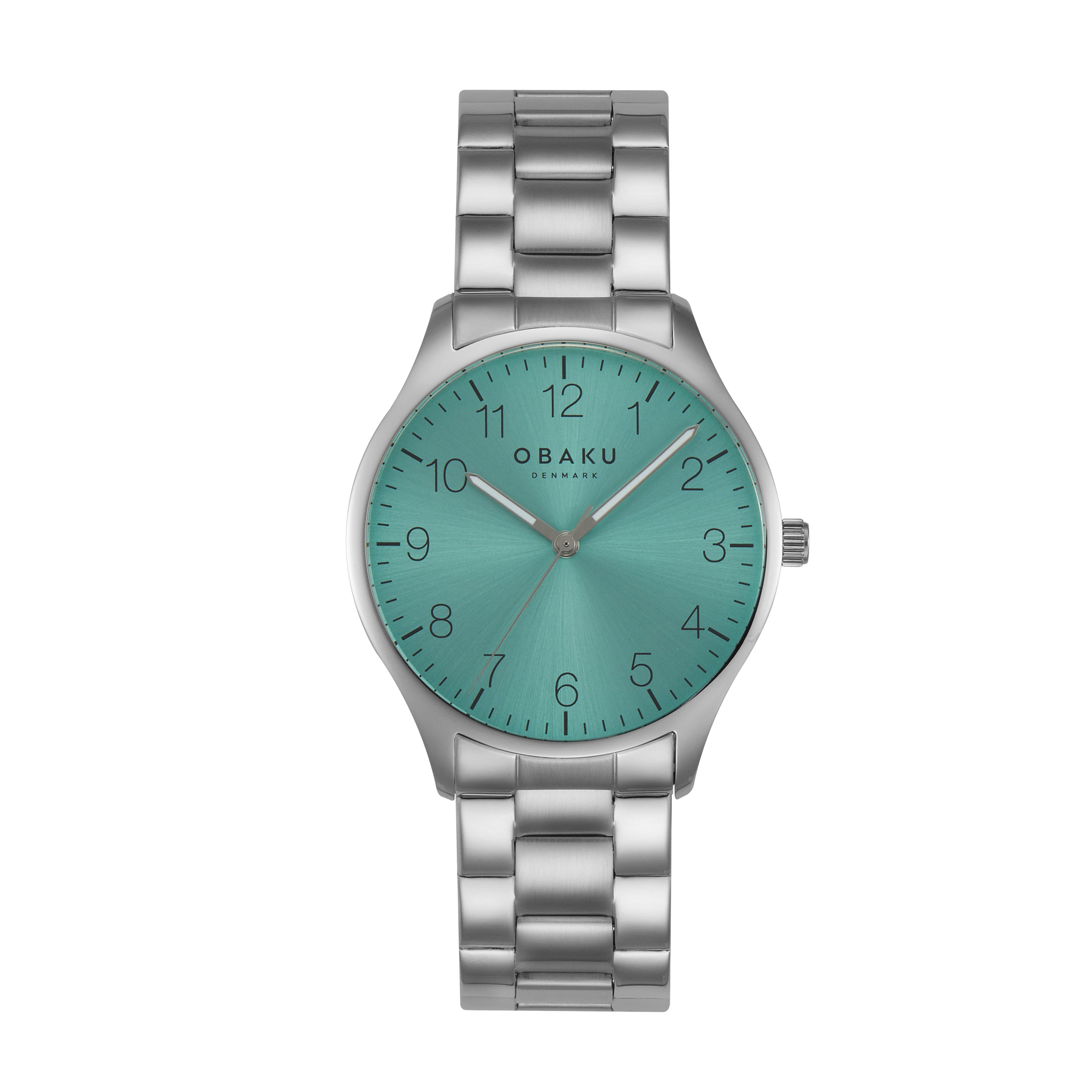 Obaku Falke Cambridge - Stainless Steel Strap Blue Dial Watch V260GXCMSC-DAF