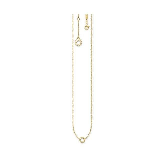 Yellow Gold Minimal Charm Necklace