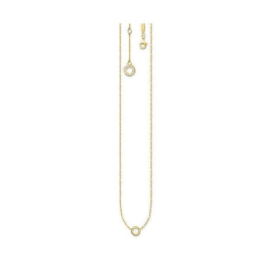 Yellow Gold Minimal Charm Necklace