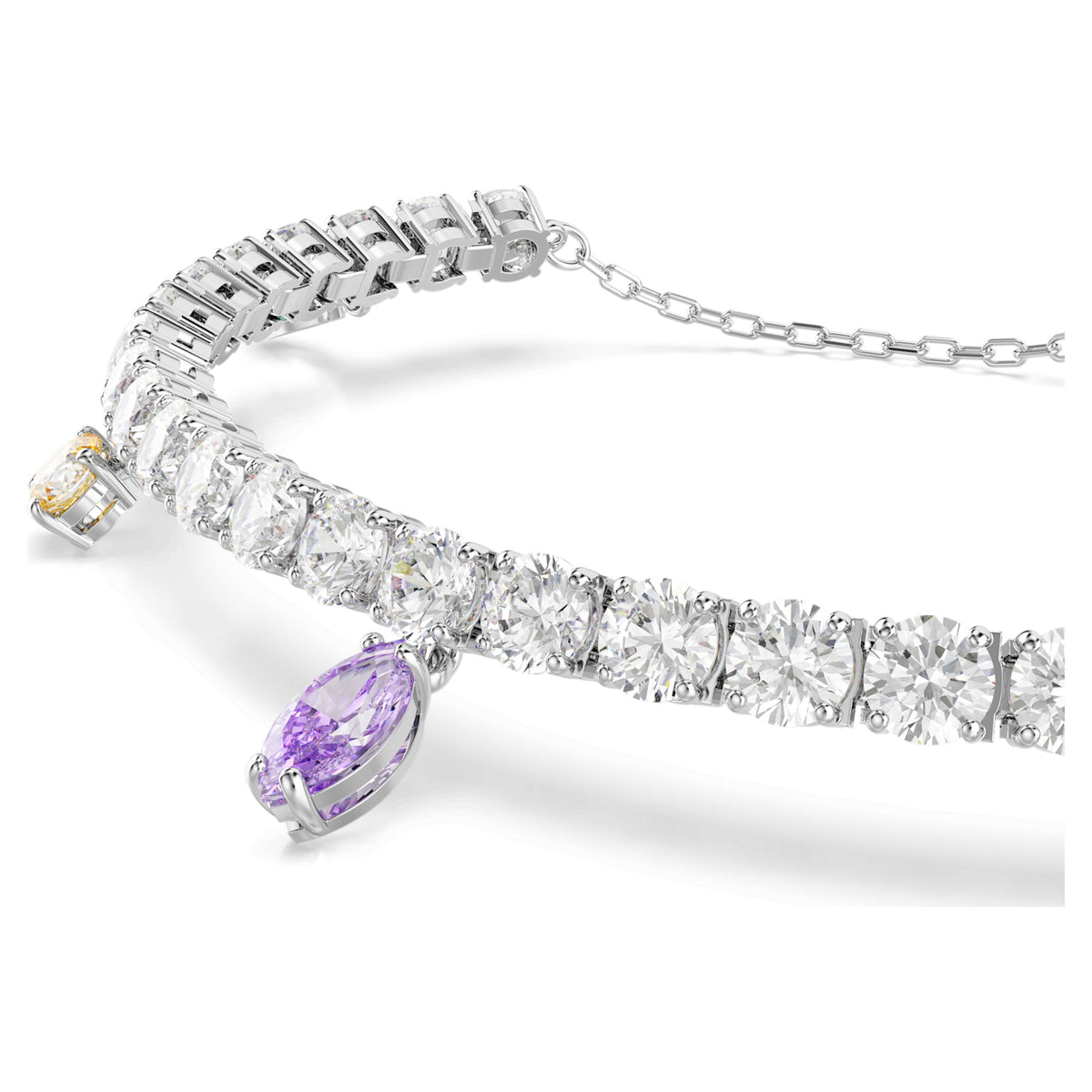 Swarovski Ariana Grande Multicolored Mixed Cuts Rhodium Plated Bracelet