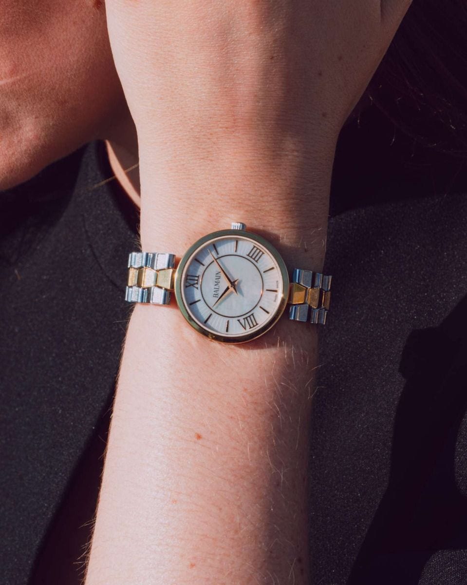 Balmain Sedirea Women's 31mm Mother of Pearl Dial Steel Watch