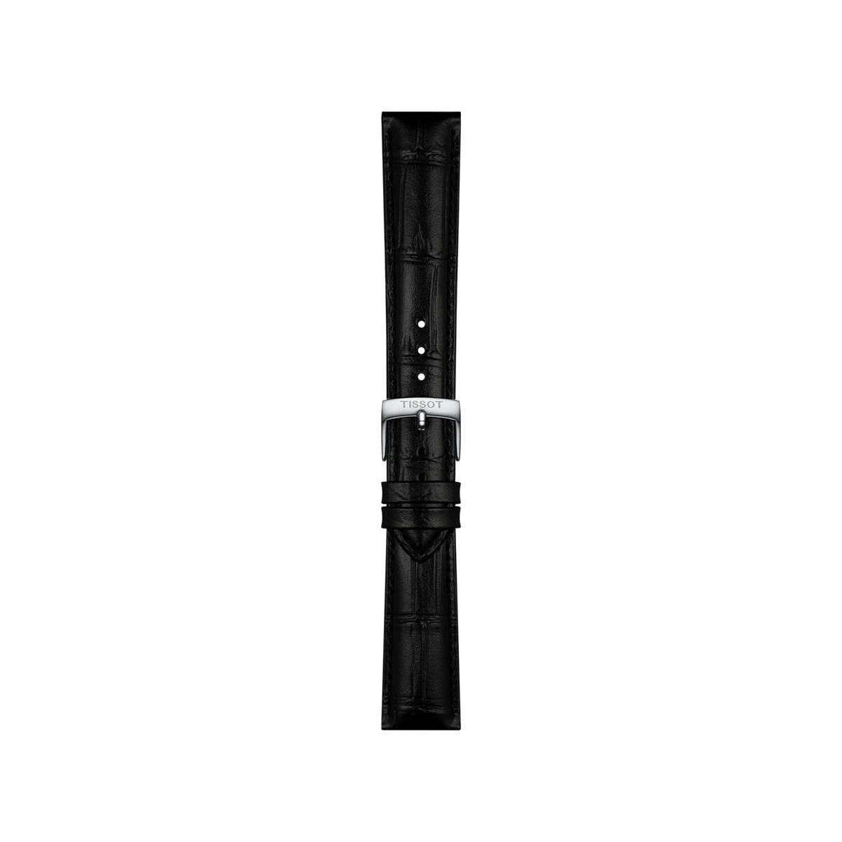Tissot 18mm Black Leather Watch Strap