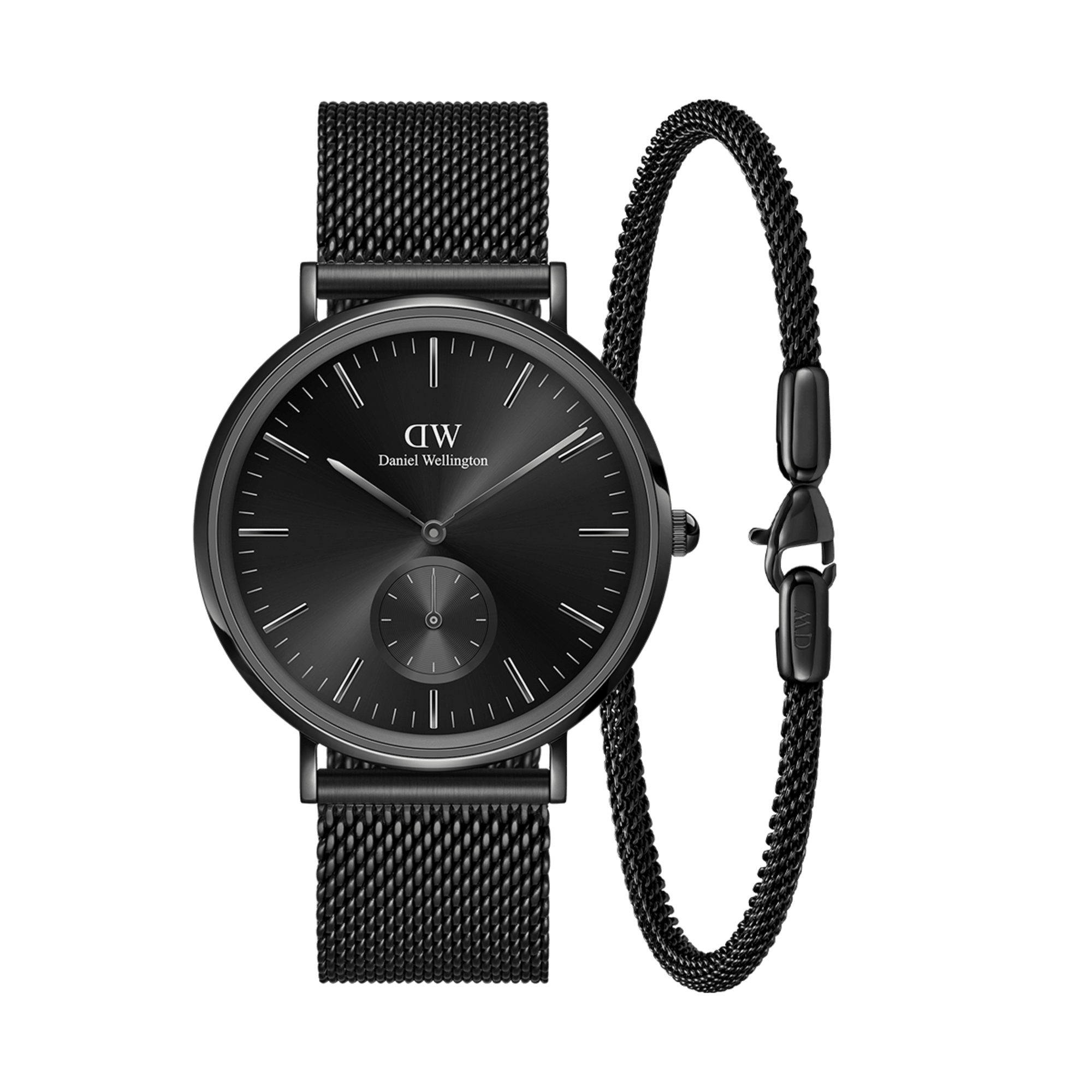 Daniel Wellington Bundle : Classic Multi Eye Ashfield & Bracelet Black