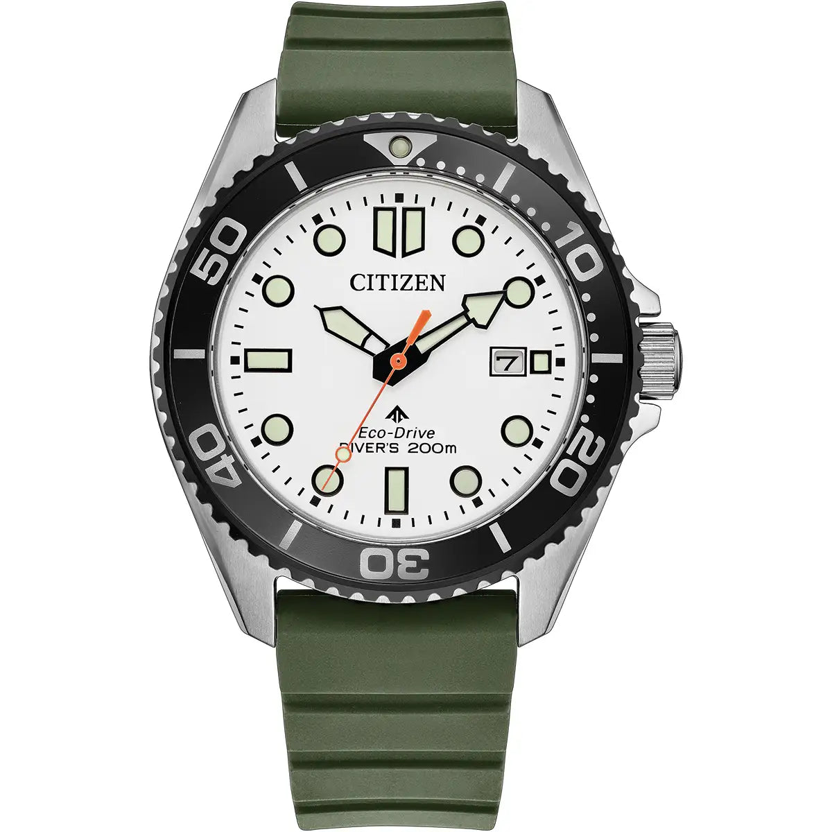Citizen Promaster Diver Eco-Drive Men's Stainless Steel White Dial Watch