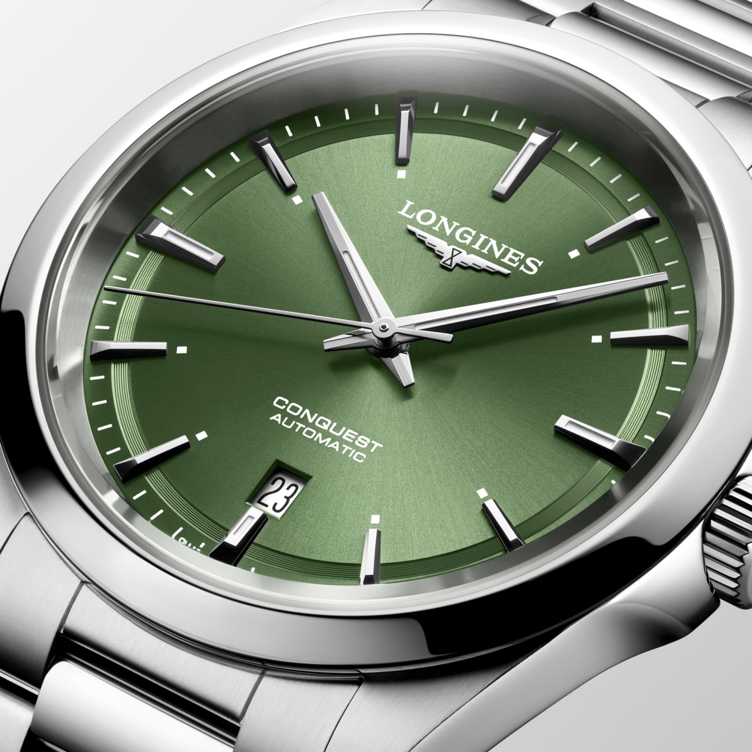 Longines Conquest L3.830.4.02.6 Automatic Watch Green Dial