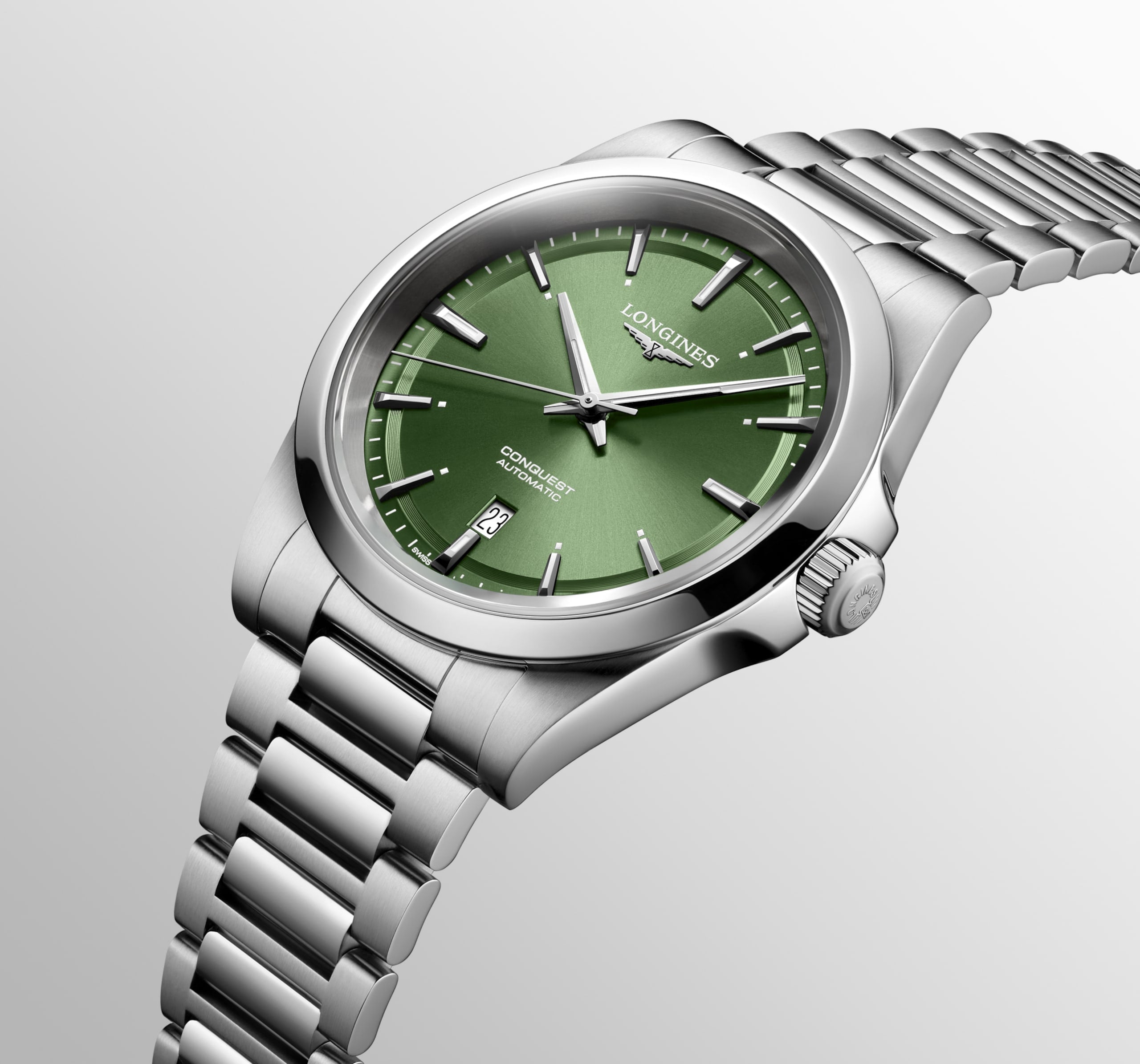 Longines Conquest L3.830.4.02.6 Automatic Watch Green Dial