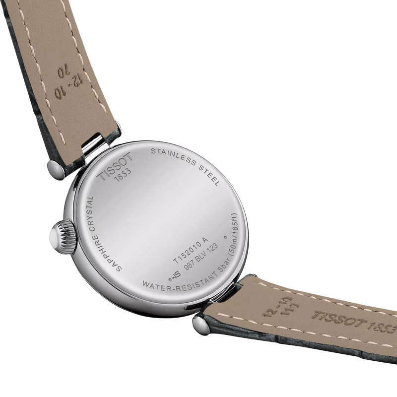 Tissot Desir 28mm Grey Leather Watch