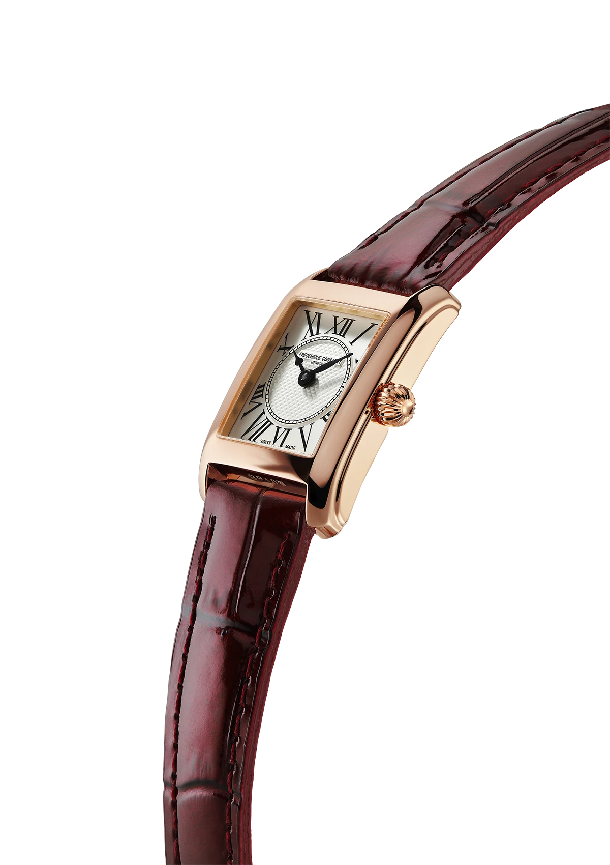 Frederique Constant Classics Carrée Ladies Rose Gold Quartz Dress Watch
