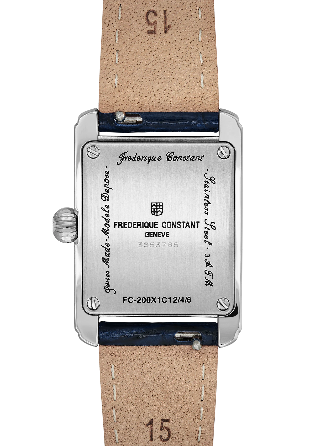Frederique Constant Classics Carrée Ladies 30mm Quartz Silver Dial Watch