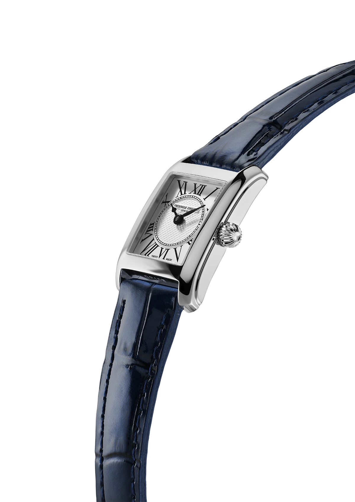 Frederique Constant Classics Carrée Ladies 30mm Quartz Silver Dial Watch