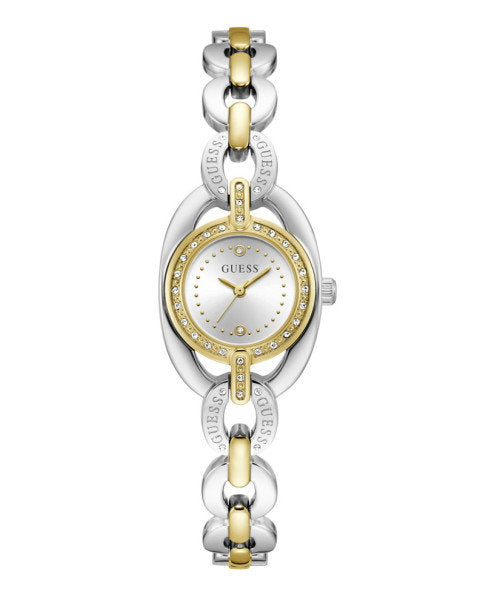 Guess Blair GW1082L3 Women's Watch Bicolor Case Silver Dial