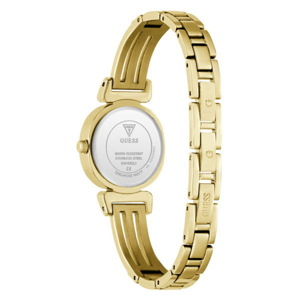 Guess Cecelia GW1083L2 Women's Watch Gold Case White Dial
