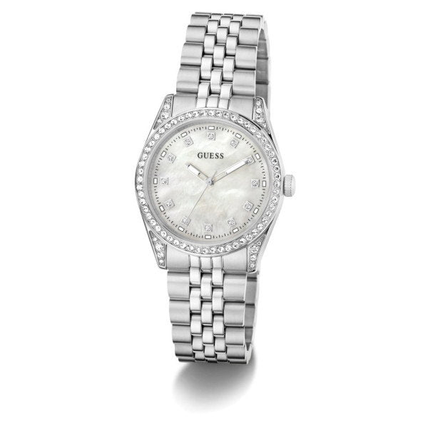 Guess JADA GW1099L1 Women's Watch Silver Case White Dial