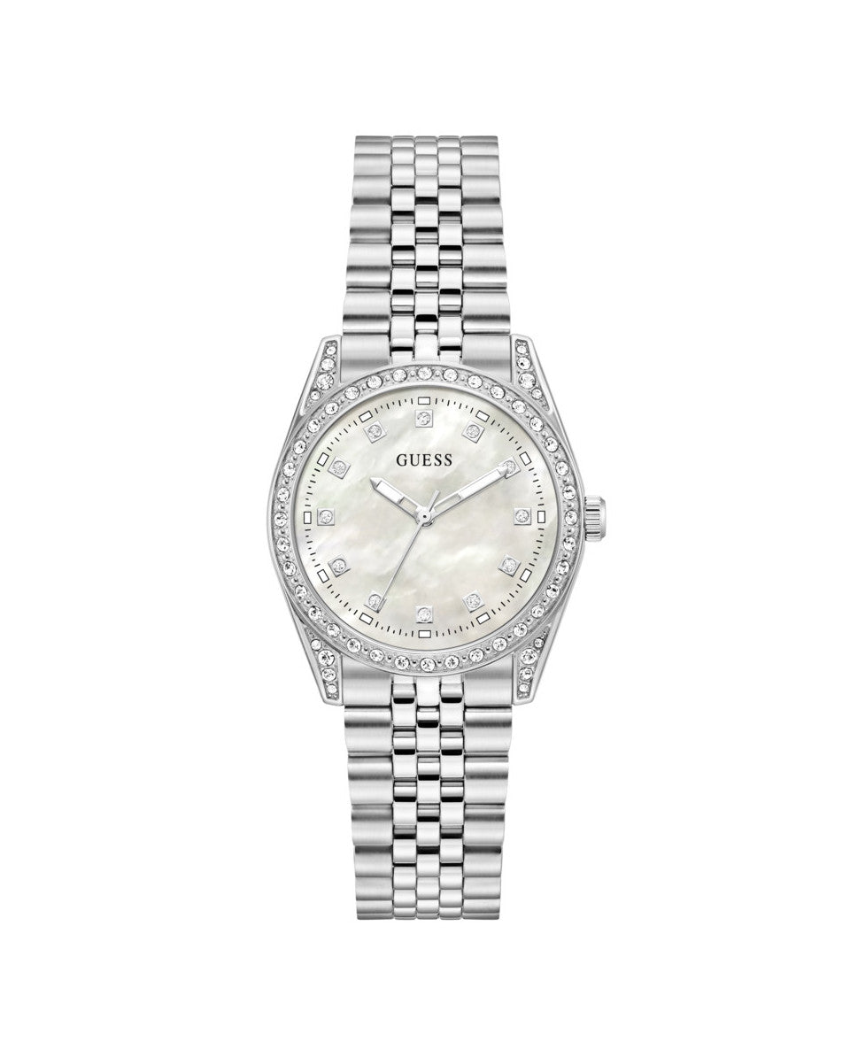 Guess JADA GW1099L1 Women's Watch Silver Case White Dial