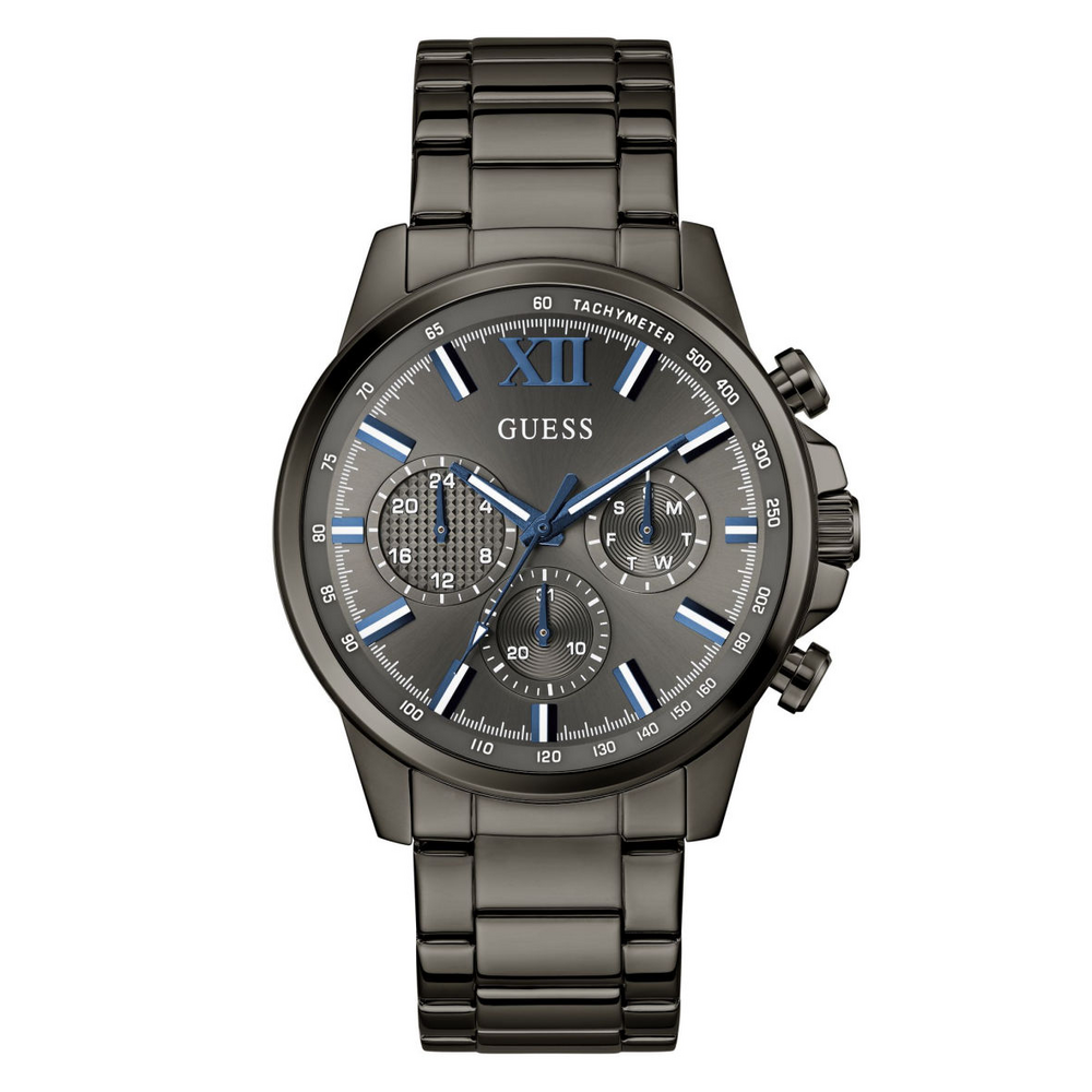 Guess Walker GW0900G7 Men's Multifunction Watch Gunmetal-Tone