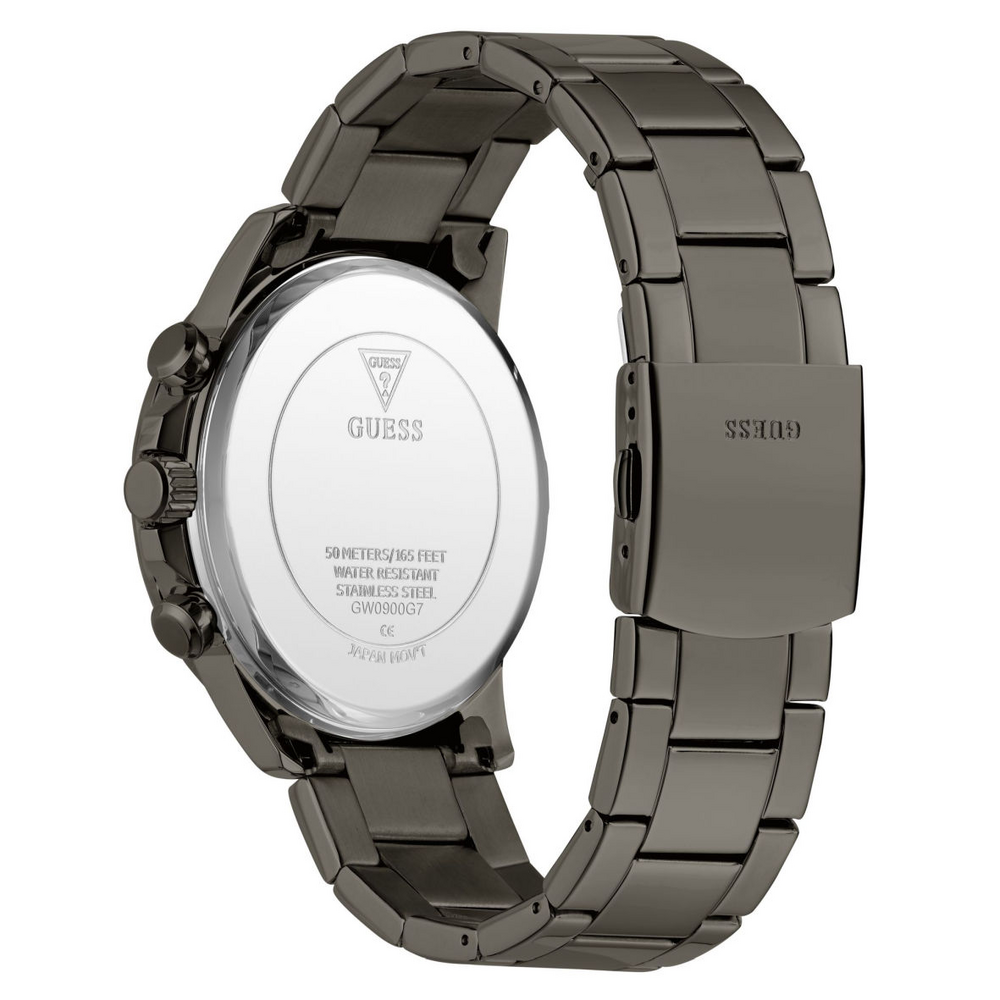 Guess Walker GW0900G7 Men's Multifunction Watch Gunmetal-Tone