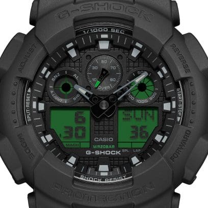 Casio G-SHOCK GA-100BEG-1A Analog-Digital Watch