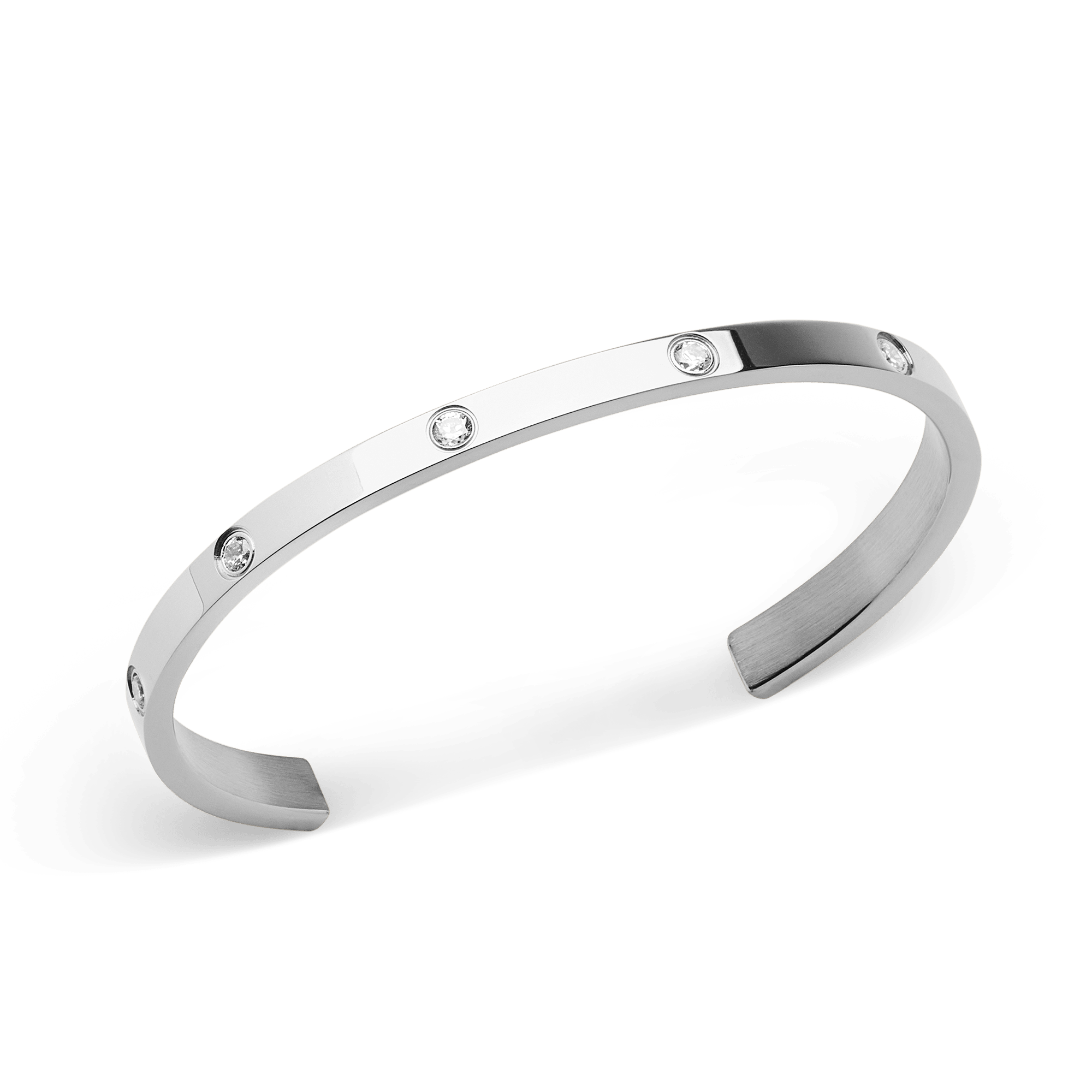Daniel Wellington Bundle : Quadro 5-Link + Classic Lumine Bracelet Silver Set