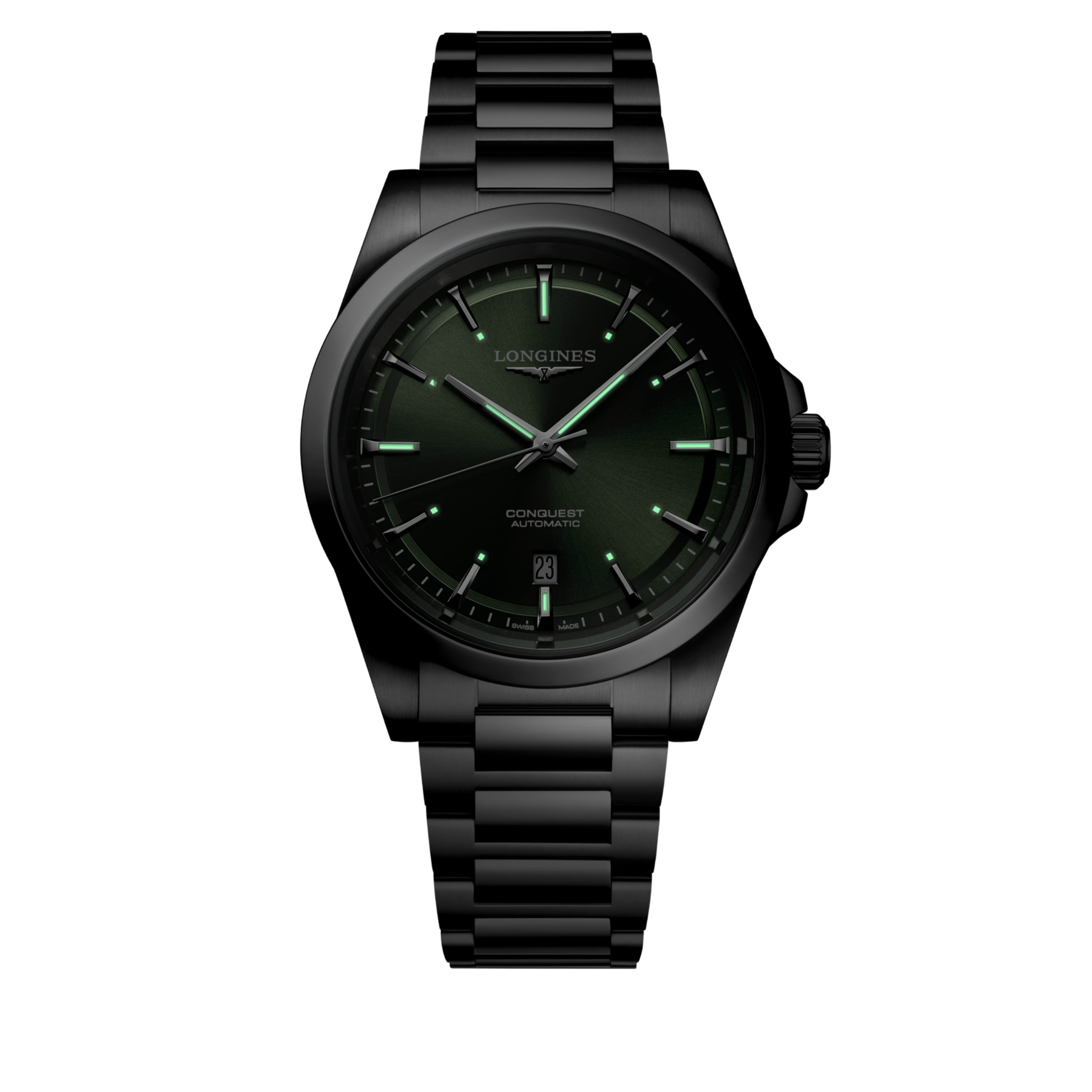 Longines Conquest L3.830.4.02.6 Automatic Watch Green Dial