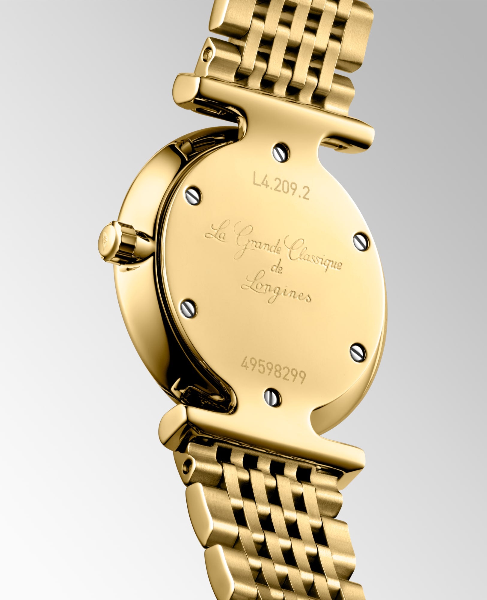 Longines La Grande Classique L4.209.2.37.8 Quartz Watch Gilt Dial