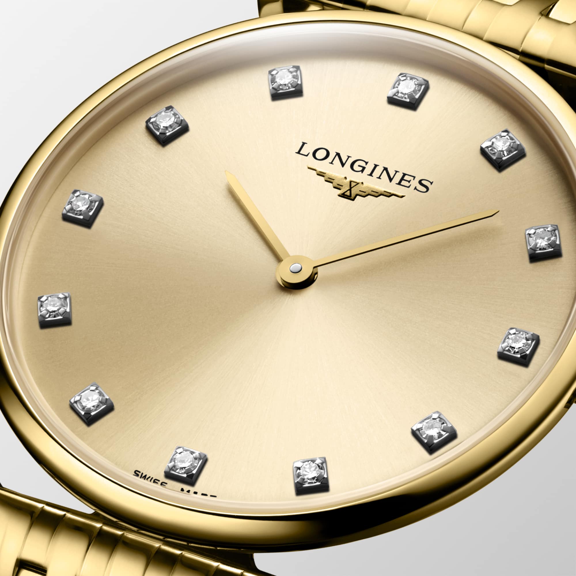 Longines La Grande Classique L4.512.2.37.8 Quartz Watch Gilt Dial
