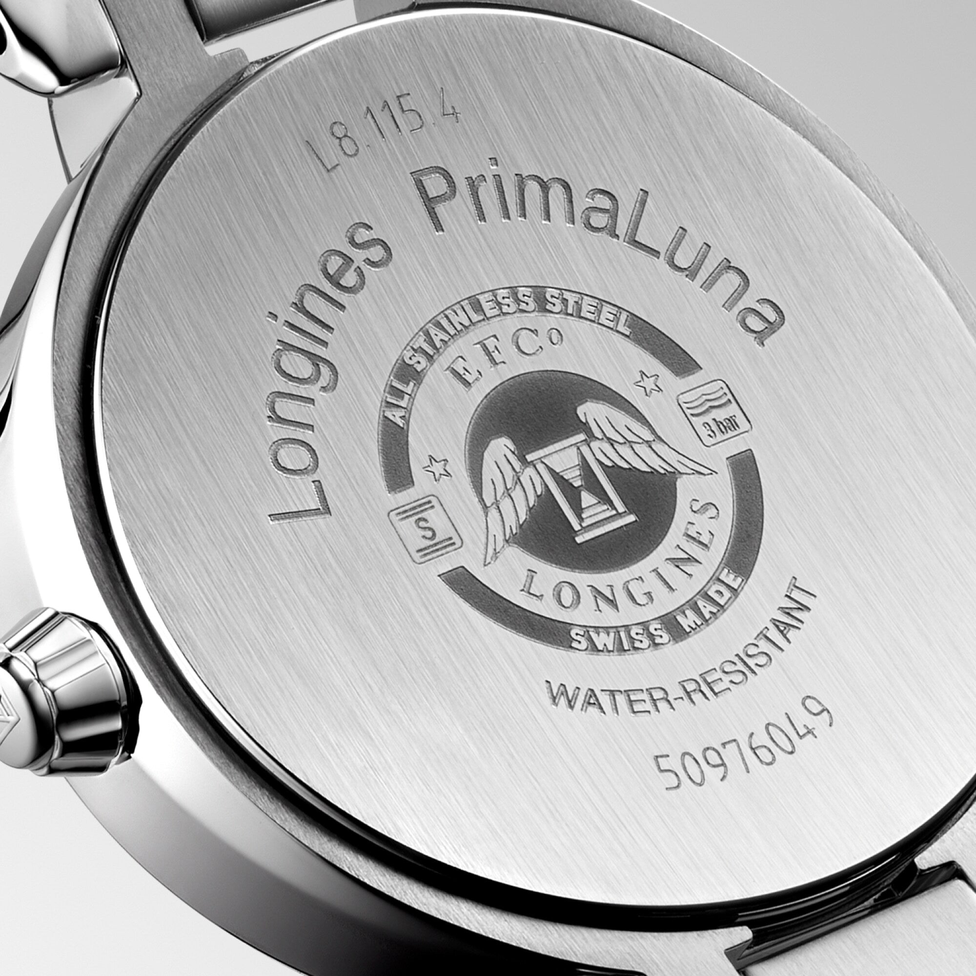 Longines PrimaLuna L81154916 Women's Quartz Watch Blue Dial