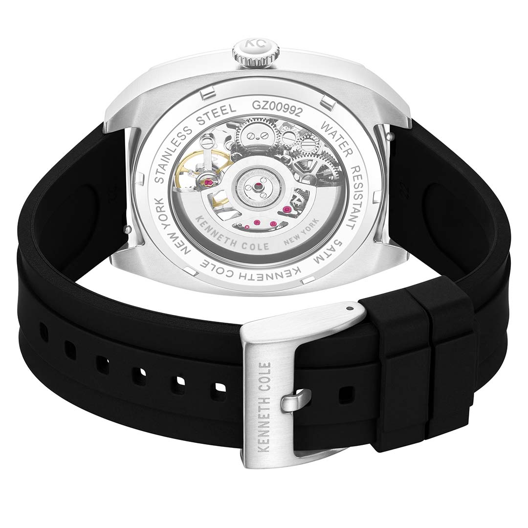 Kenneth Cole New York KCWGZ0099204 Automatic Watch Silver Dial 44 mm
