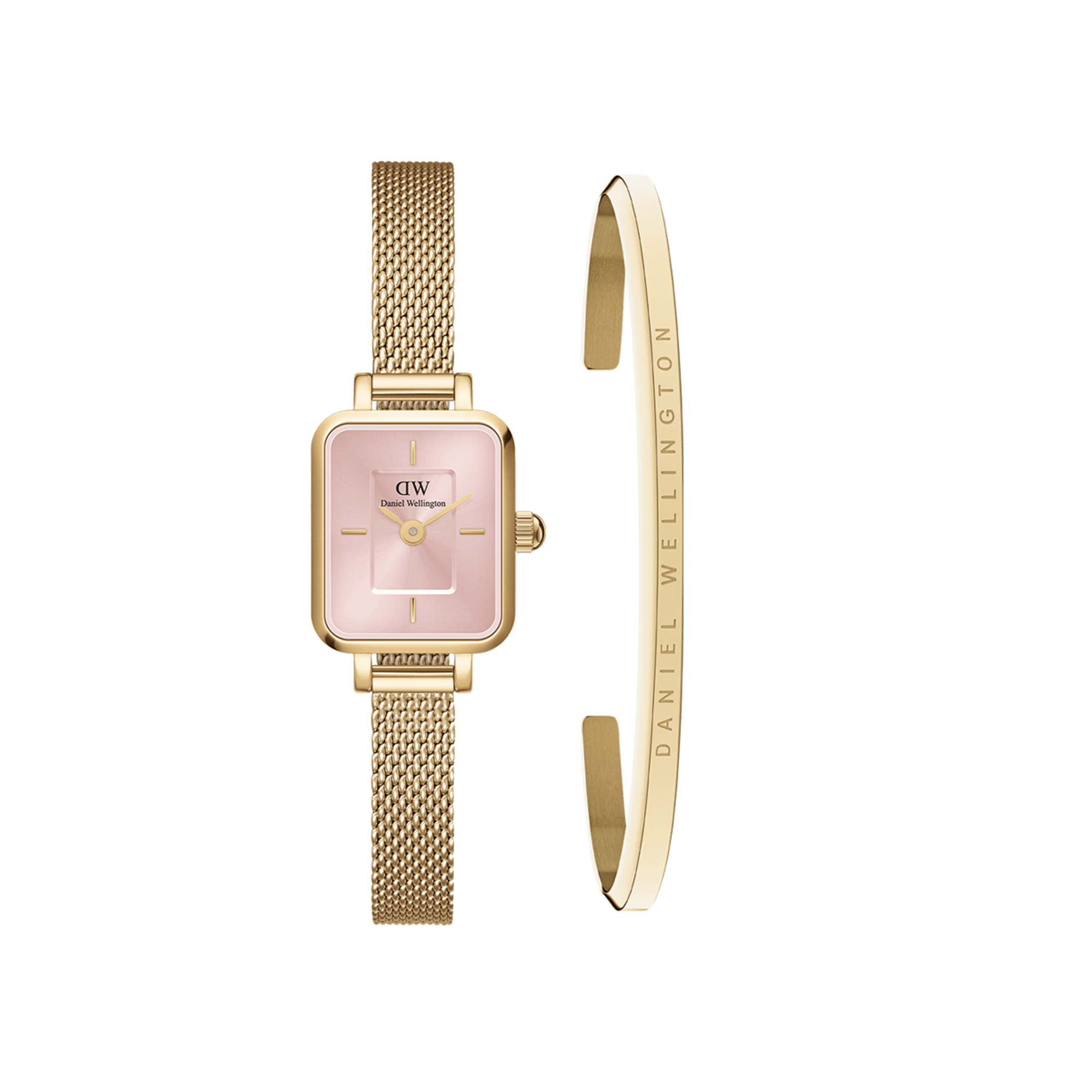 Daniel Wellington Bundle : Quadro Mini Evergold Blush + Classic Bracelet