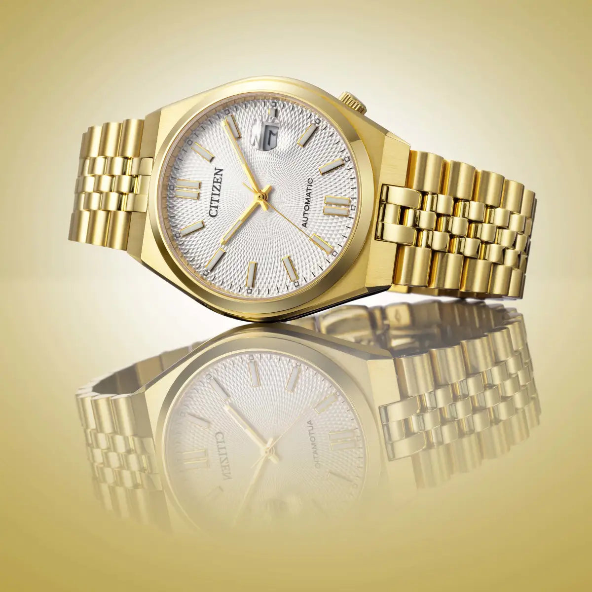 Citizen Tsuyosa 60 Men's Stainless Steel Silver Dial Watch