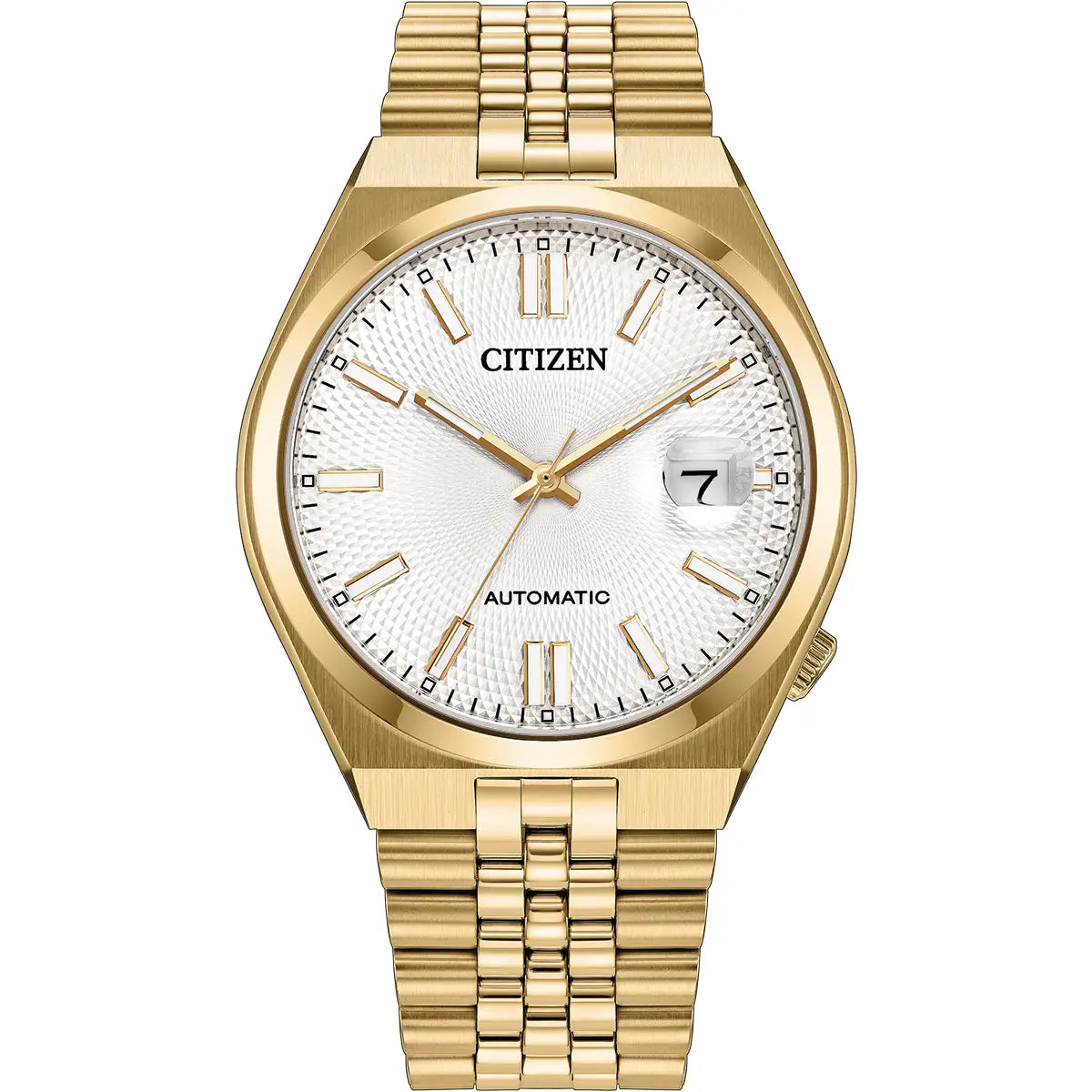 Citizen Tsuyosa 60 Men's Stainless Steel Silver Dial Watch