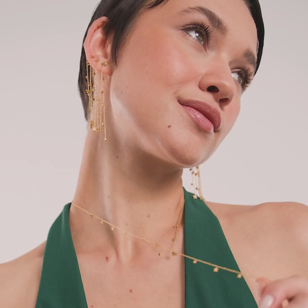 Nomination Ritmatika Star Rosary Necklace Steel