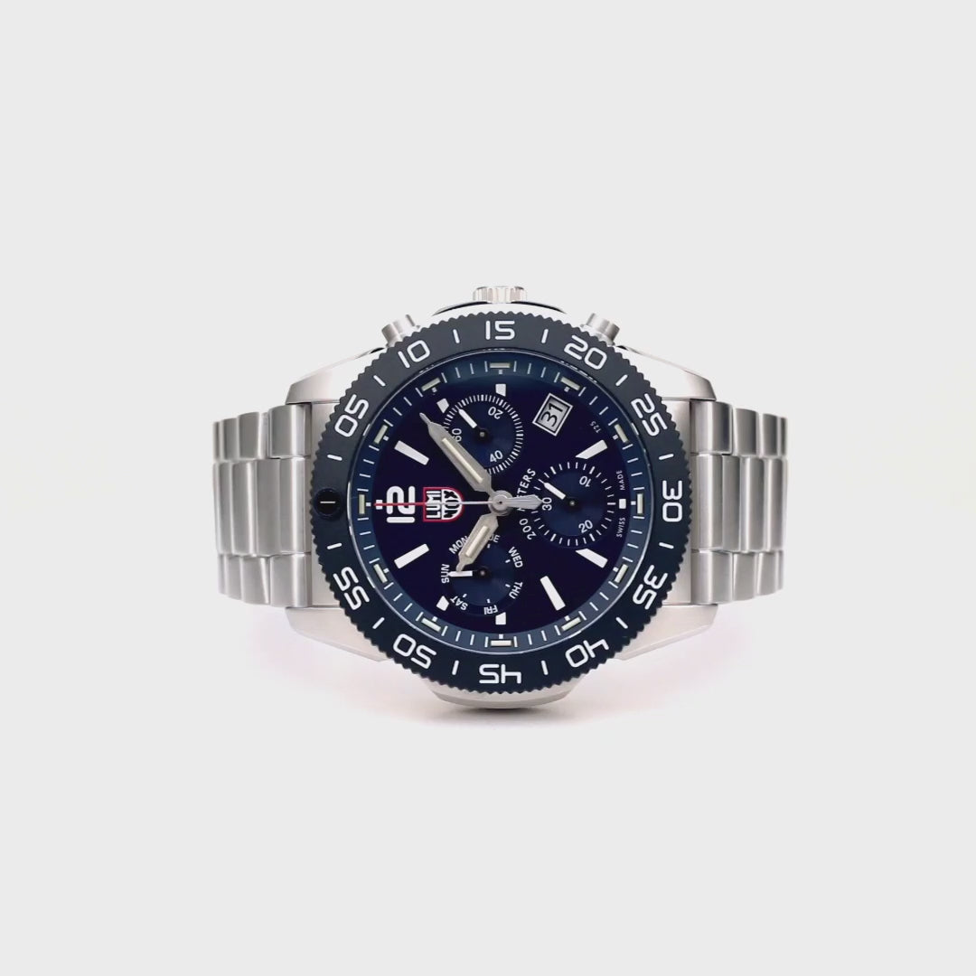 Tiger Pacific Diver 3144 Quartz Watch Blue Dial