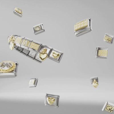 Nomination Composable Classic Link Silver Angel Dog Charm