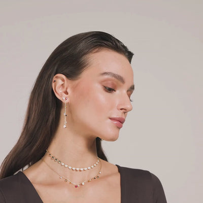 Nomination Precious Moves Coloured CZ Earring Set