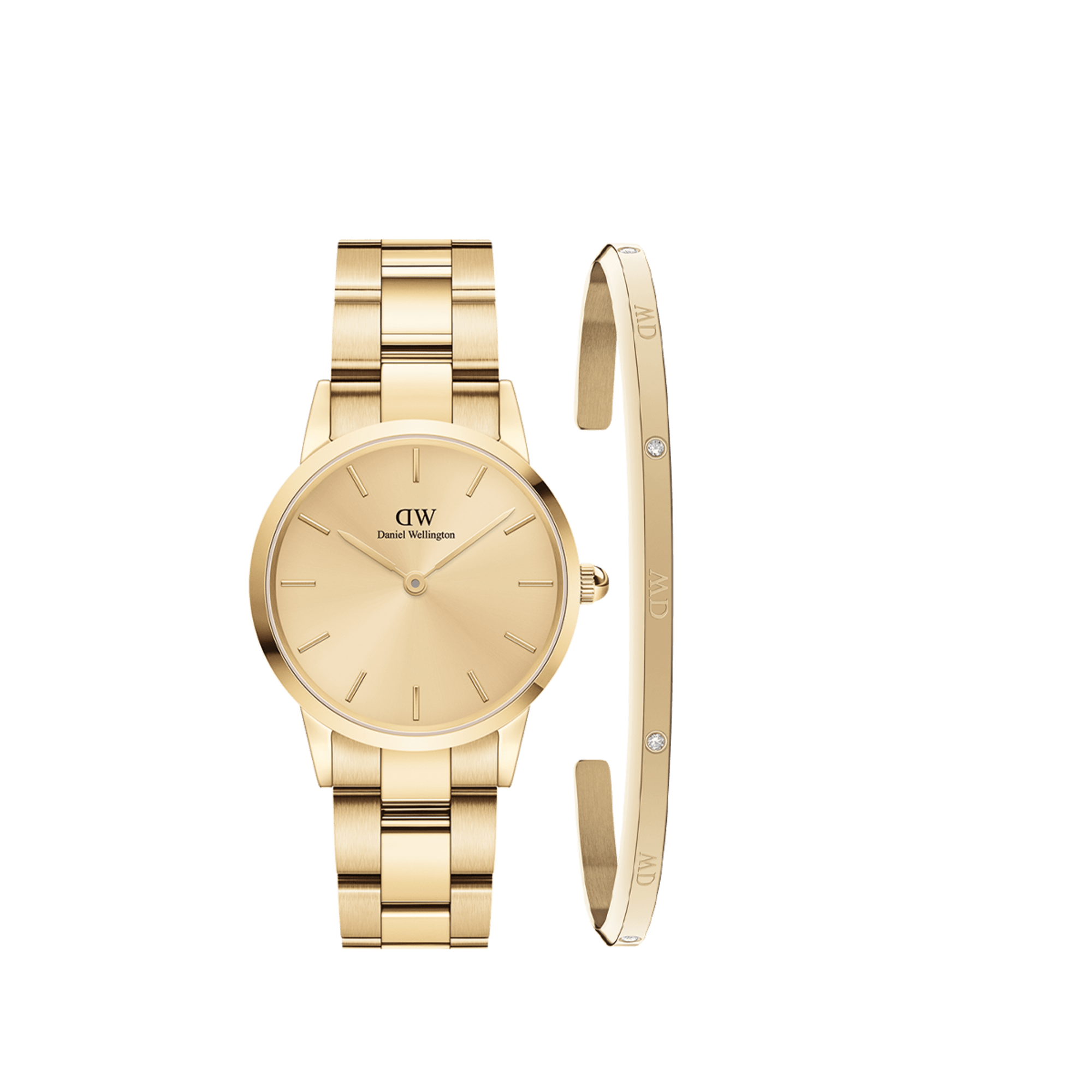 Daniel Wellington Bundle : Iconic Link & Classic Lumine Bracelet Set Gold