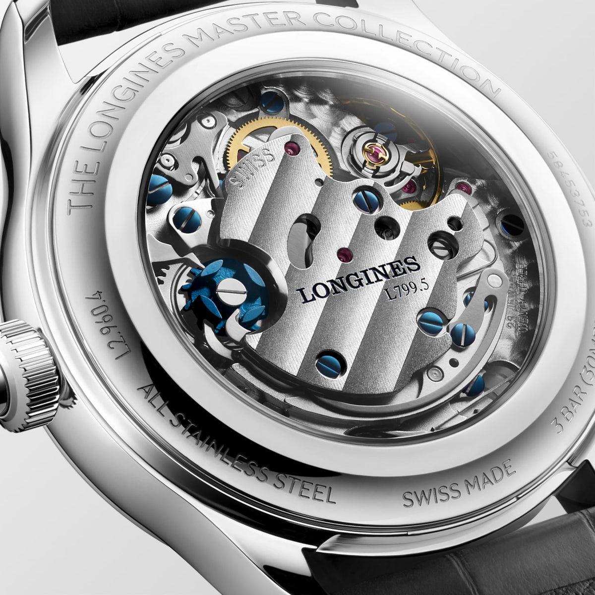 Longines Master Collection Chrono Monopusher L2.960.4.93.2 - detail 2