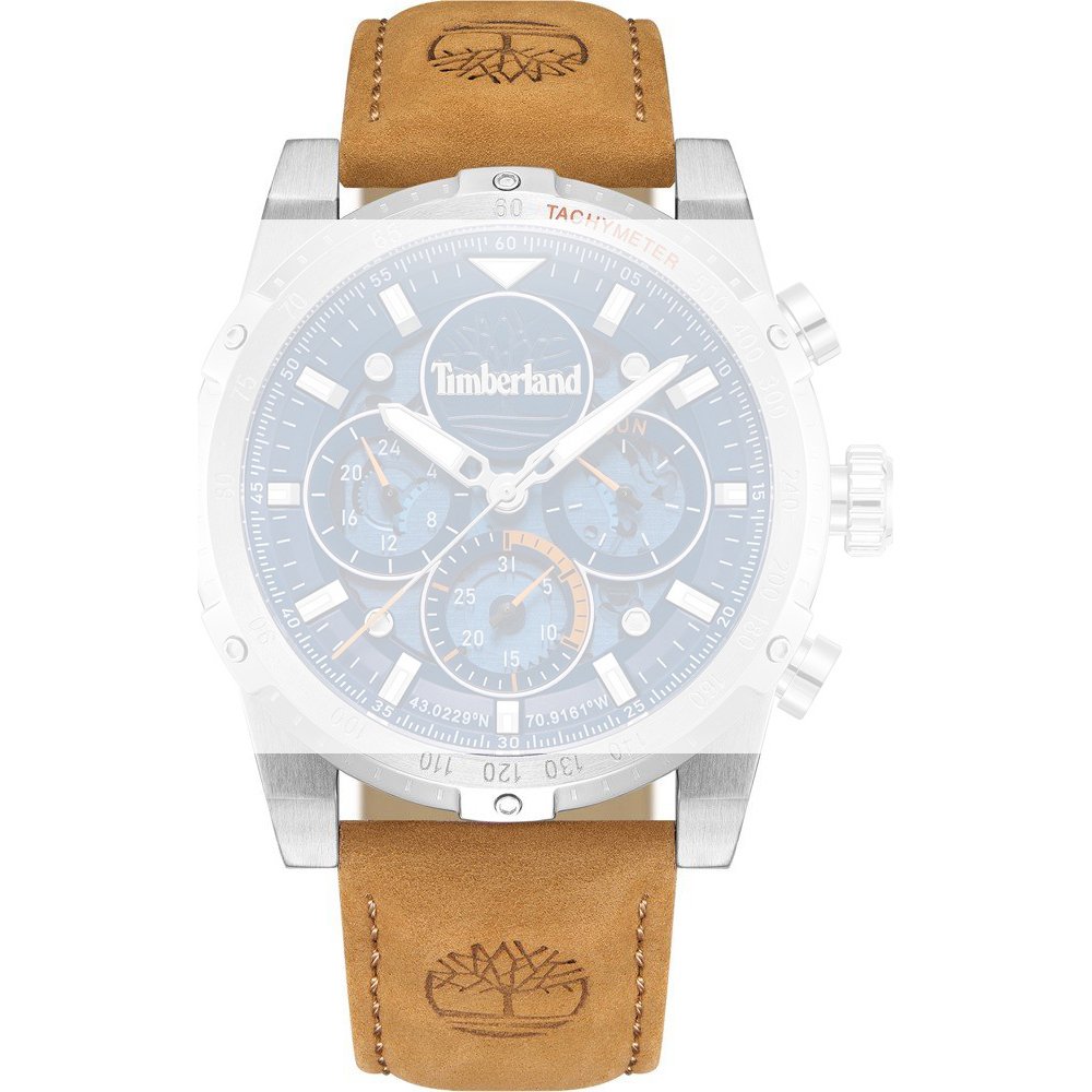 Timberland TDSGF0009404-STL Sherbrook Brown Leather Watch Strap