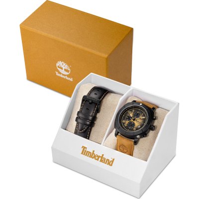 Timberland Pyppervile Set Stainless Steel Quartz Watch with Extra Strap