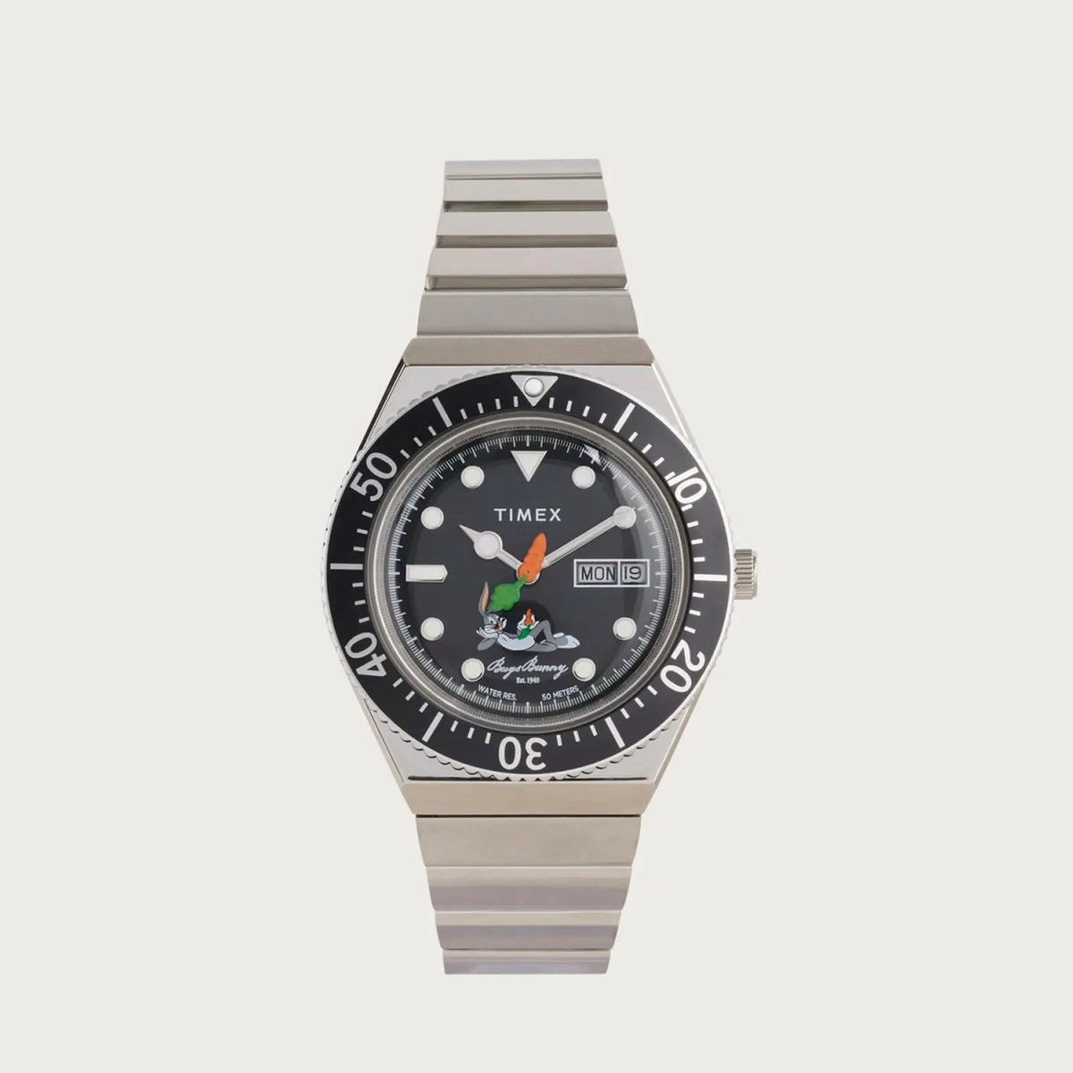 Timex M79 Looney Tunes Bugs Bunny Automatic Stainless Steel Bracelet Watch