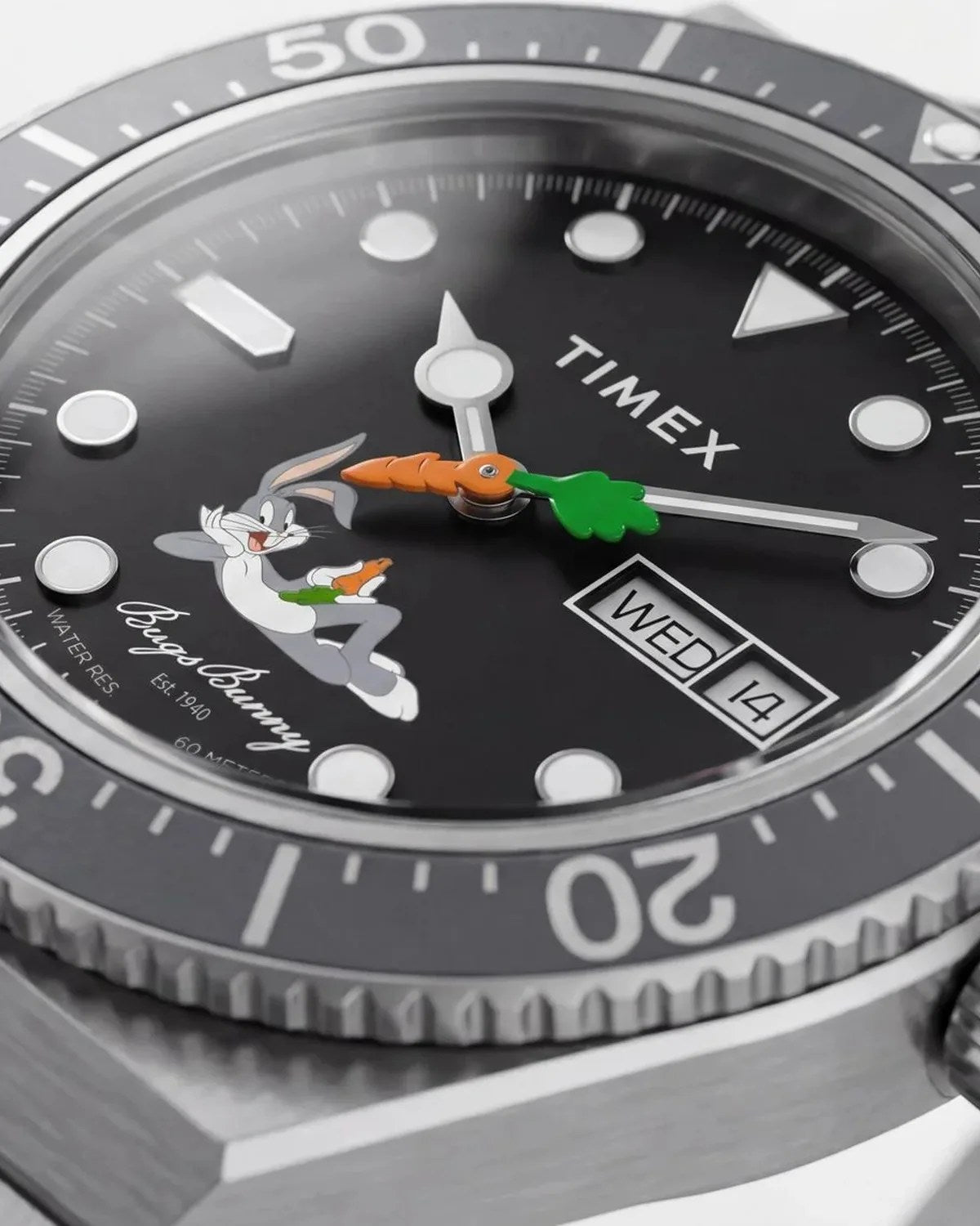 Timex M79 Looney Tunes Bugs Bunny Automatic Stainless Steel Bracelet Watch